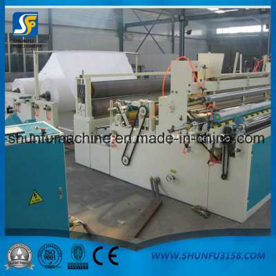 Processing Jumbo Roll Slitting Equipment Price Toilet Tissue Rewinding Machine