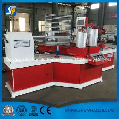 Latest Technology Automatic Glue 4 Heads Paper Making Pipe Machine