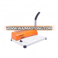 Paper punches machine with adjustable margin