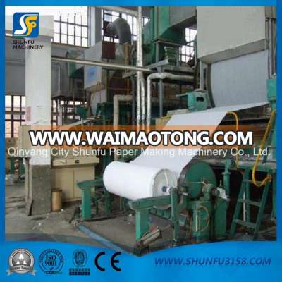 Shunfu Top Quality Toilet Tissue Paper Making Machine with Lowest Price