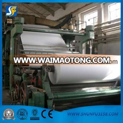 787 Cultural A4 Copy Paper Manufacturing Machine Rice Straw Paper Making Machine