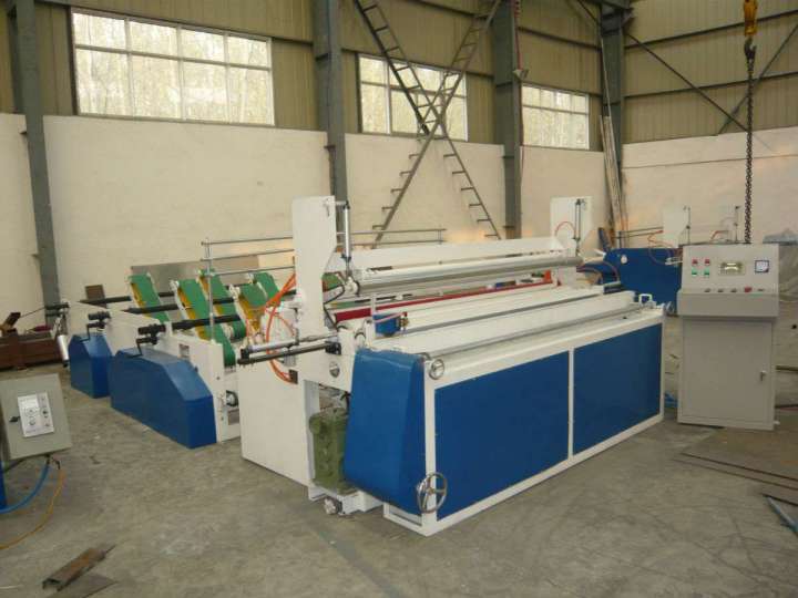 Automatically Toilet Paper Rewinding and Perforating&Embossing Machine